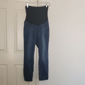 Indigo Blue Maternity Skinny Jeans Sz Large